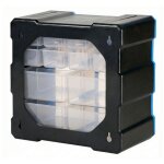 Robitronic R14037B Kleinteilemagazin mit 12 Schubladen blau