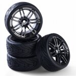 Carson 900175 1:10 Räderset (4) Design 14Sp.rauch...