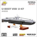 COBI 4858 U-BOOT VIIB U-47 - 1:300 Blockmodell - 165 Bausteine
