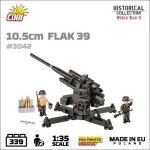 COBI 3142 10,5 cm FLAK 39 1:35 Blockmodell - 339 Bausteine