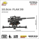COBI 3142 10,5 cm FLAK 39 1:35 Blockmodell - 339 Bausteine