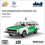 COBI 24645 Volkswagen Passat B1 variant Polizei - 1:35 - Blockmodell - 116 Bausteine