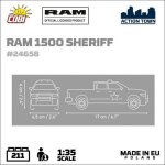 COBI 24658 RAM 1500 Sherrif - 1:35 - Blockmodell - 211 Bausteine