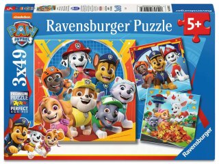 Ravensburger 05048 Paw Patrol Kinderpuzzle 3x49 Teile