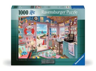 Ravensburger 00032 Die Strandhütte Puzzle für Erwachsene 1000 Teile