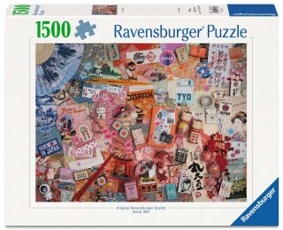 Ravensburger 01703 Reise nach Tokio Puzzle für Erwachsene 1500 Teile