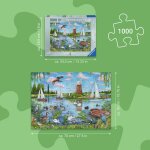 Ravensburger 01716 Küstenlandschaft Puzzle für Erwachsene 1000 Teile