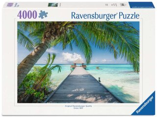 Ravensburger 01737 Traumstrand auf den Malediven Puzzle für Erwachsene 4000 Teile