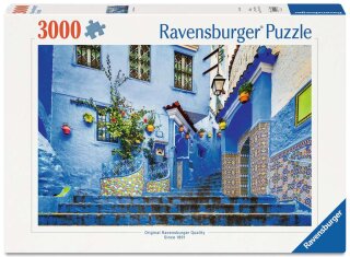 Ravensburger 01893 Marokko in Blau Puzzle für Erwachsene 3000 Teile