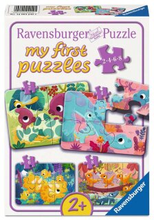 Ravensburger 04249 Dino-Freunde Kinderpuzzle 2, 4, 6, 8 Teile