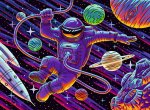 Ravensburger 04266 Ausflug ins All Kinderpuzzle 200 XXL Teile