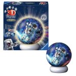 Ravensburger 08058 Puzzle-Ball Nachtlicht Astronauten  3D Puzzle beleuchtet 72 Teile
