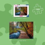 Ravensburger 01764 Herbstlicher Waldweg Puzzle für Erwachsene 1000 Teile