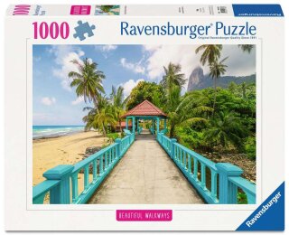 Ravensburger 01766 Farbenfrohe Brücke in Malaysia  Puzzle für Erwachsene 1000 Teile