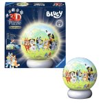 Ravensburger 08060 Puzzle-Ball Nachtlicht Bluey  3D Puzzle beleuchtet 72 Teile