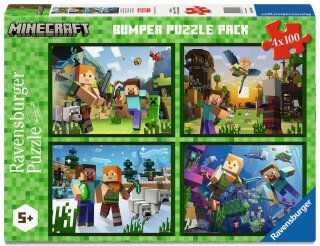 Ravensburger 05716 Biome erforschen Kinderpuzzle 4x100 Teile
