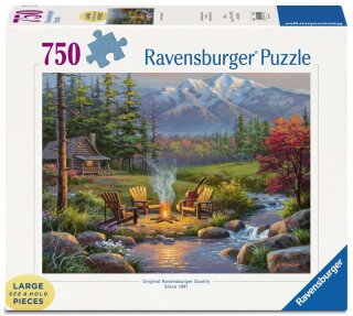 Ravensburger 16445 Lagerfeuer-Romantik Puzzle für Erwachsene 750 Large Pieces Teile