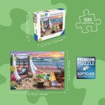 Ravensburger 16792 Die Oase am Strand Puzzle für Erwachsene 500 Large Pieces Teile