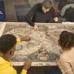 Ravensburger 17411 Historische Weltkarte, Henricus Hondius 1630 Puzzle für Erwachsene 5000 Teile