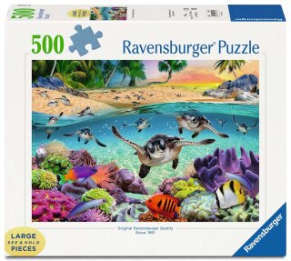 Ravensburger 17456 Meeresschildkröten Puzzle für Erwachsene 500 Large Pieces Teile
