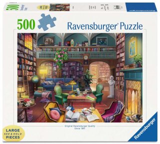 Ravensburger 17459 Magische Bücherwelt Puzzle für Erwachsene 500 Large Pieces Teile