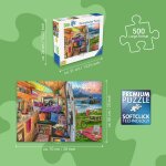 Ravensburger 17473 Beim Camping Puzzle für Erwachsene 500 Large Pieces Teile