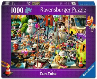 Ravensburger 00876 Vierbeiner auf Tour Puzzle für Erwachsene 1000 Teile
