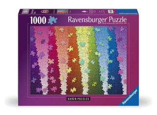 Ravensburger 01027 Kunterbunte Puzzleteile Puzzle für Erwachsene 1000 Teile