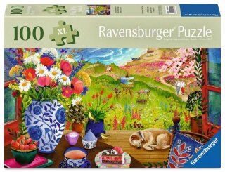 Ravensburger 01732 Blick aus dem Fenster Puzzle für Erwachsene 100 Teile