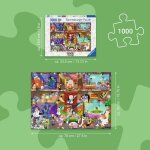 Ravensburger 01811 Looney Tunes Studio Puzzle für Erwachsene 1000 Teile