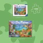 Ravensburger 01824 St. Tropez Puzzle für Erwachsene 1000 Teile