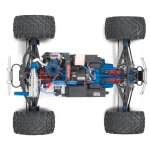 Traxxas 53097-3 Revo RTR 3.3R TQ-Wireless TSM Nitro Allrad 2-Gang - blau
