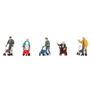 NOCH 15549 Senioren mit Rollator Spur H0