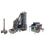 Faller 130026 Hochofen mit Gießhalle Spurweite H0