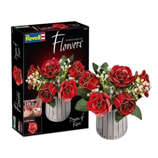 Revell 00631 Flowers Dream of Roses - Holzblumen