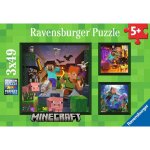 Ravensburger 05621 Puzzle Minecraft Biomes Teileanzahl 3x49