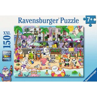 Ravensburger 01704 Puzzle Spaß an der Strandpromenade Teileanzahl: 150XXL