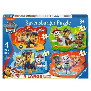 Ravensburger 03028 Helden mit Fell Kinderpuzzle Teileanzahl: 4x10+