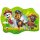 Ravensburger 03028 Helden mit Fell Kinderpuzzle Teileanzahl: 4x10+