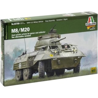 Italeri 15759 1:56 M8 / M20 (Tank Dirver included) 510015759