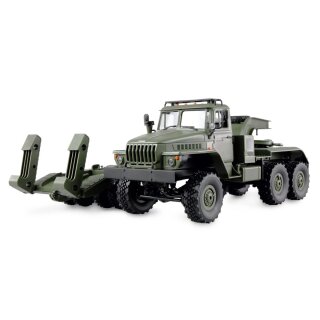 Amewi 22671 1:16 Ural B36 Militär LKW 6WD mit Tieflader RTR