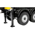 Amewi 22736 1:14 Dreiachs-Sattelauflieger mit Kippmulde aus Metall schwarz