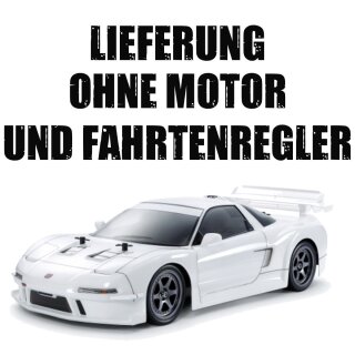 Tamiya 47506 Honda NSX Racing TT-02 4WD Bausatz 1:10 weiß lackiert - ohne Motor/Regler