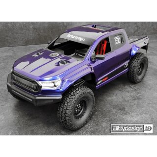 BittyDesign BDCR-RRBJ RR-Baja 1:10 Clear Body 313mm Radstand Crawler Pre-Cut