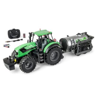 Carson 907706 1:16 Deutz-Traktor 8280 TTV mit Fassanhänger 100% RTR  500907706