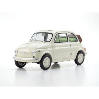 Kyosho KS08966WA 1:18 Fiat Nuova 500 Ivory Accessories Version