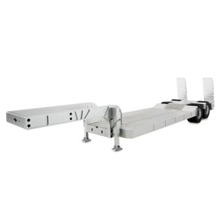 Amewi 22731 1:14 Tieflader-Sattelauflieger mit Doppelachse aus Aluminium KIT