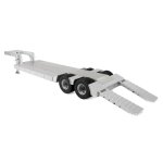 Amewi 22731 1:14 Tieflader-Sattelauflieger mit Doppelachse aus Aluminium KIT