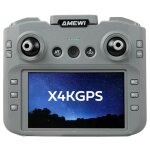 Amewi 25364 AMXFlight X4KGPS Brushless-Drohne mit 3D-Gimbal & 4K Kamera inkl. 2 Akkus