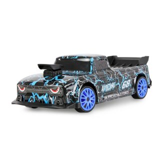 Amewi 21130 Drift Sport Car Mini-Breaker 4WD 1:24 RTR blau - LED-Beleuchtung